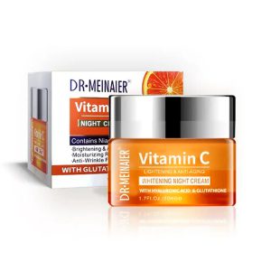 کرم روشن کننده دکتر مینایر ویتامین سی DR-MEINAIER Vitamin C وزن 260 گرم حجم کرم 50 میل حاوی ویتامین C